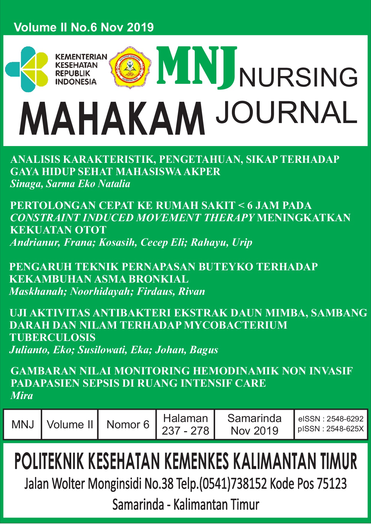 Archives MNJ Mahakam Nursing Journal 